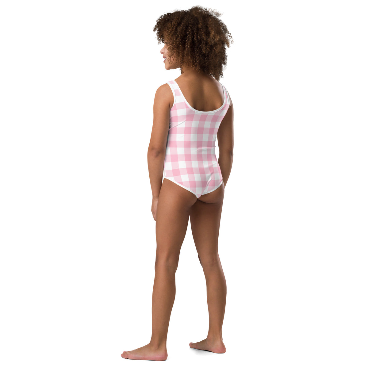 SOFIA KIDS SWIMSUIT | PINK GINGHAM