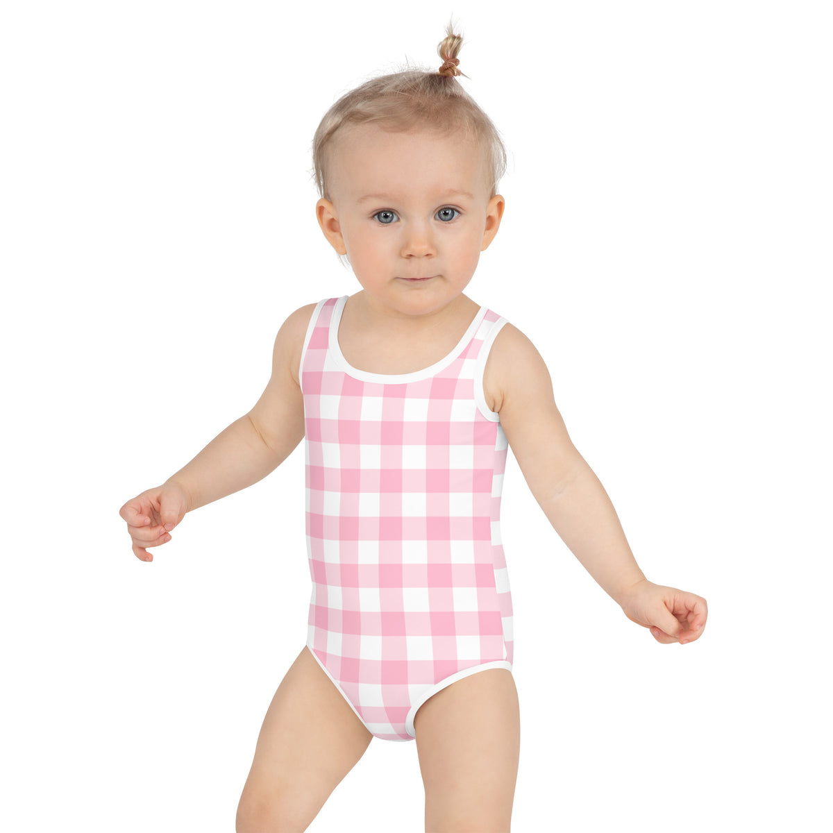 SOFIA KIDS SWIMSUIT | PINK GINGHAM