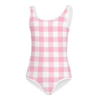 SOFIA KIDS SWIMSUIT | PINK GINGHAM