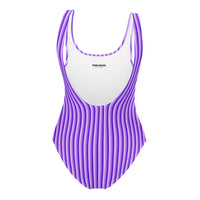 FLORIDA ECO ONE PIECE SWIMSUIT - PURPLE STRIPES