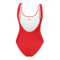 FLORIDA ECO ONE PIECE SWIMSUIT - RED