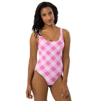 FLORIDA ECO ONE PIECE SWIMSUIT - PINK GINGHAM