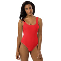 FLORIDA ECO ONE PIECE SWIMSUIT - RED