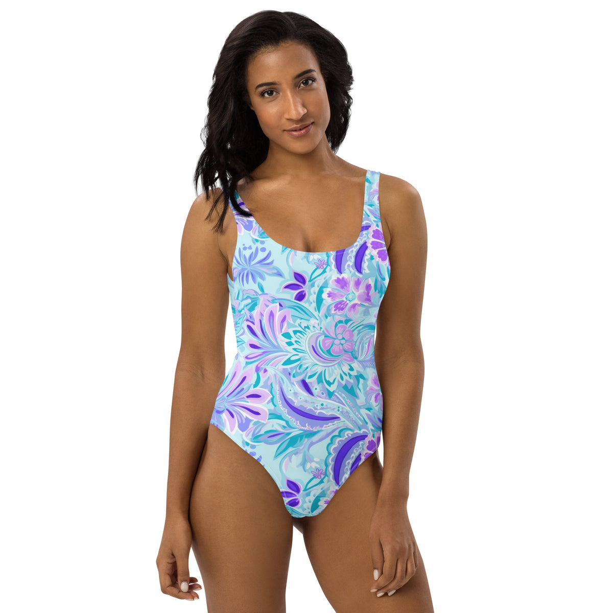 FLORIDA ECO ONE PIECE SWIMSUIT - NARNIANA PURPLE FLORALS