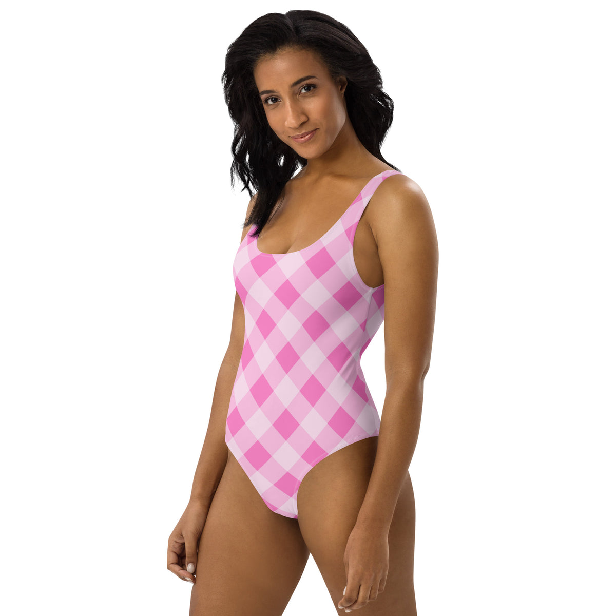 FLORIDA ECO ONE PIECE SWIMSUIT - PINK GINGHAM