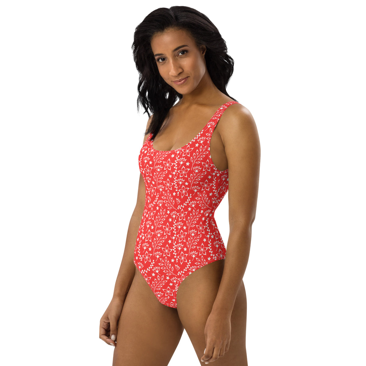 FLORIDA ECO ONE PIECE SWIMSUIT - RED GARDEN