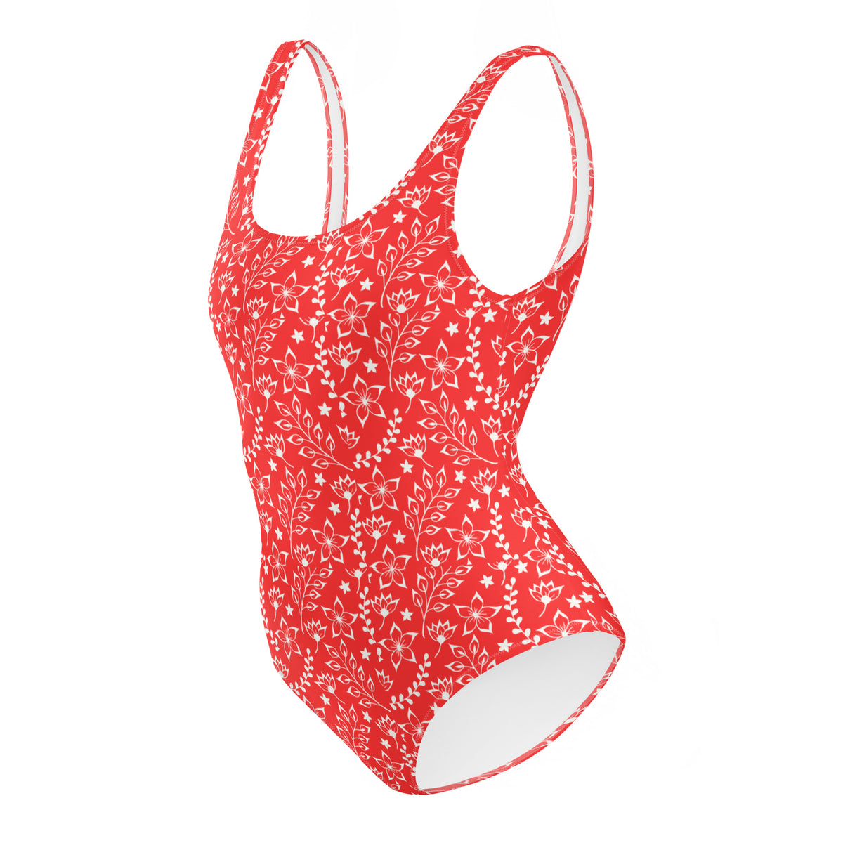 FLORIDA ECO ONE PIECE SWIMSUIT - RED GARDEN