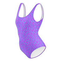 FLORIDA ECO ONE PIECE SWIMSUIT - PURPLE GARDEN