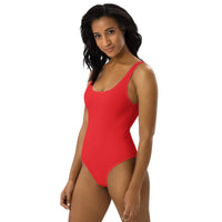 FLORIDA ECO ONE PIECE SWIMSUIT - RED