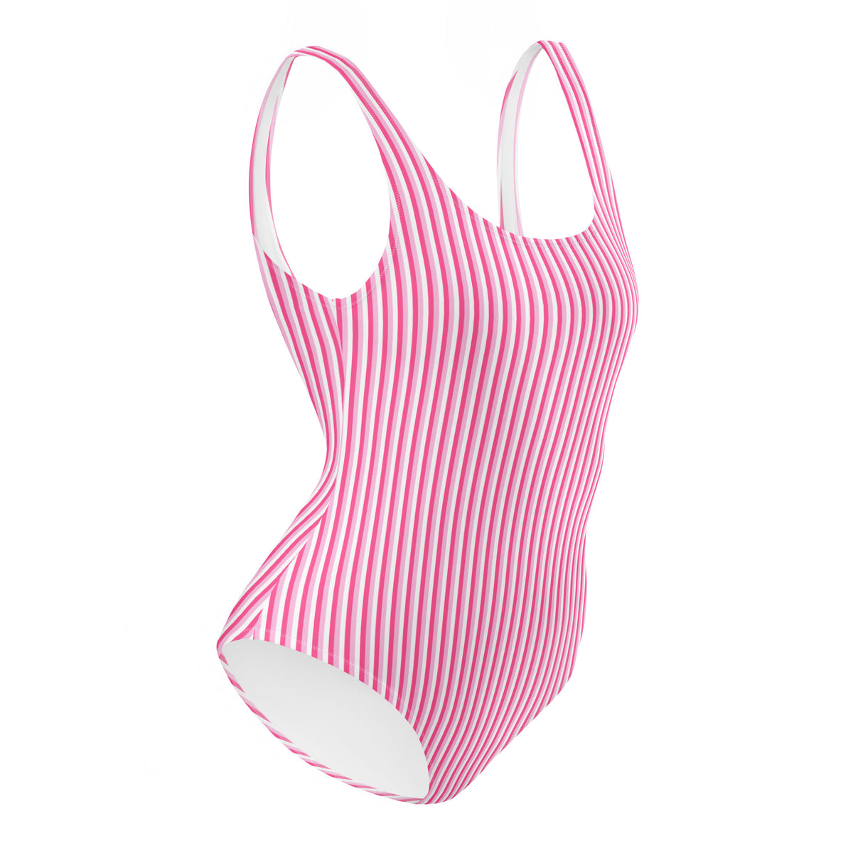 FLORIDA ECO ONE PIECE SWIMSUIT - PINK STRIPES