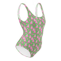 FLORIDA ECO ONE PIECE SWIMSUIT - SAILBOAT TROPIX