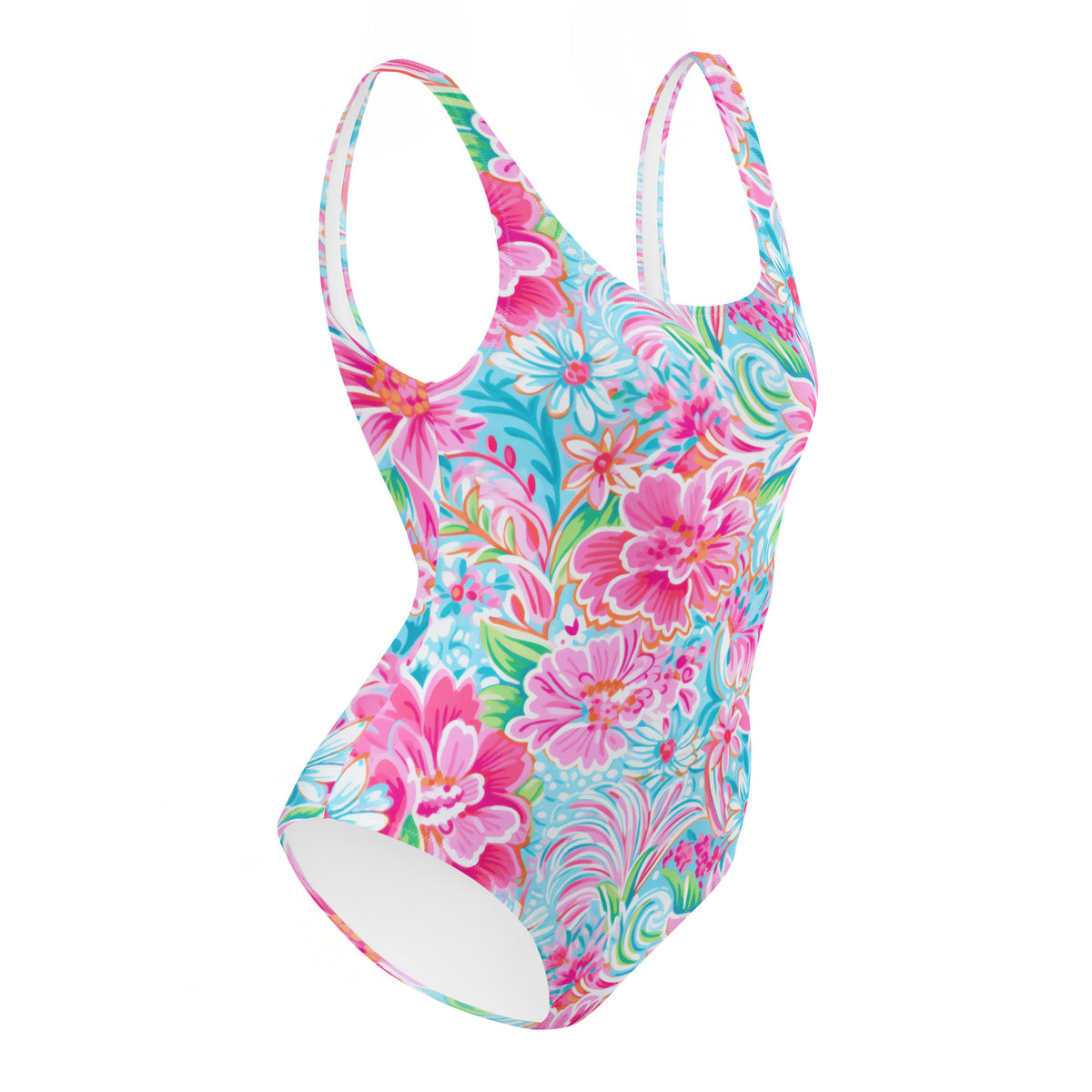 FLORIDA ECO ONE PIECE SWIMSUIT - NARNIANA PINK FLORALS