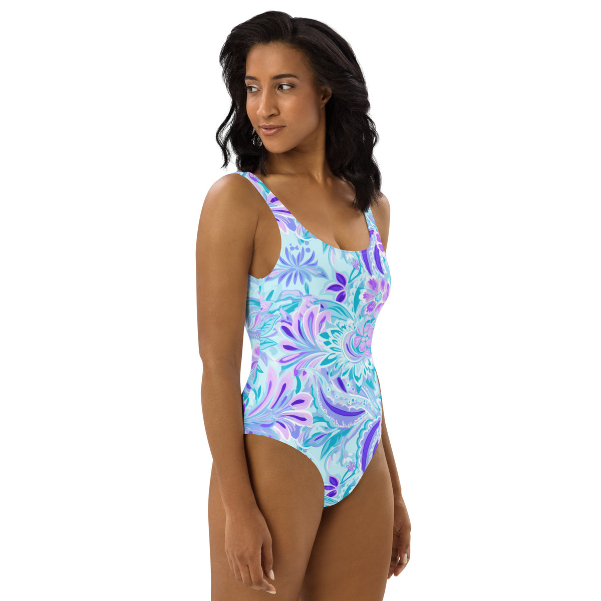 FLORIDA ECO ONE PIECE SWIMSUIT - NARNIANA PURPLE FLORALS