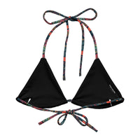 TRIANGLE STRING BIKINI TOP ECO - NIGHT ECLIPSE