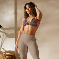 TRIANGLE STRING BIKINI TOP ECO - NIGHT ECLIPSE