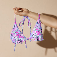 TRIANGLE STRING BIKINI TOP ECO - MELROSE JUNGLE