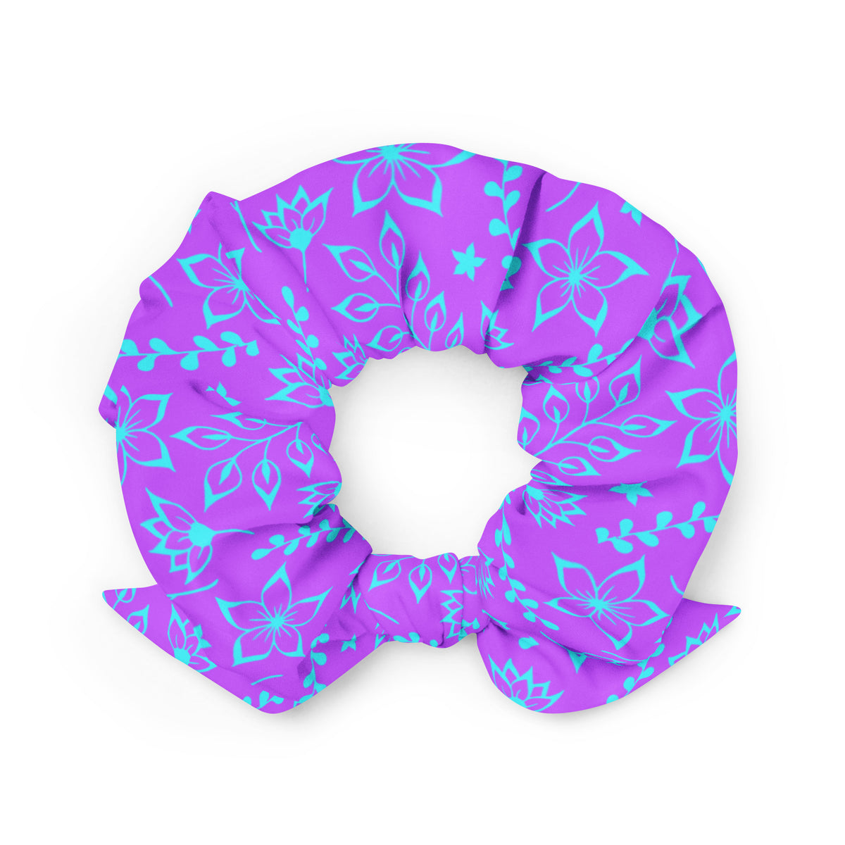 ECO SCRUNCHIE - GARDEN PARTY PURPLE