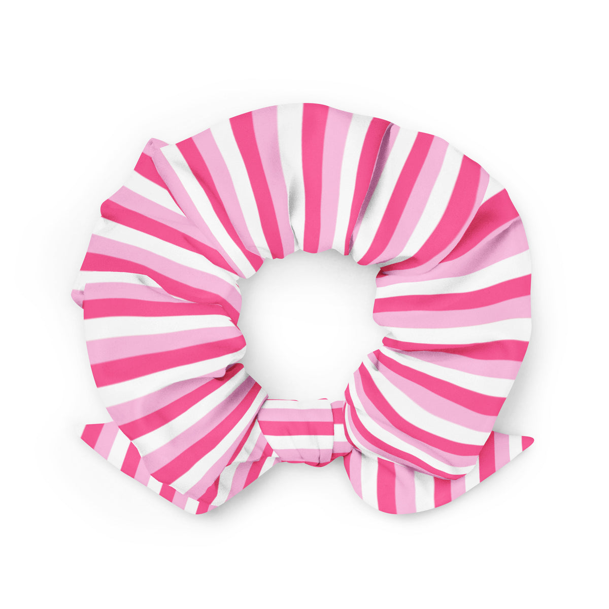 ECO SCRUNCHIE - PINK STRIPES