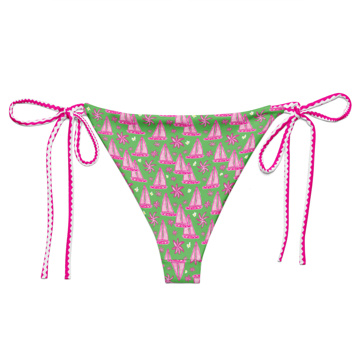 STRING BIKINI BOTTOM ECO - SAILBOAT TROPIX