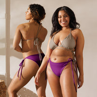 STRING BIKINI BOTTOM ECO - BERRY PURPLE