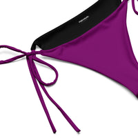 STRING BIKINI BOTTOM ECO - BERRY PURPLE