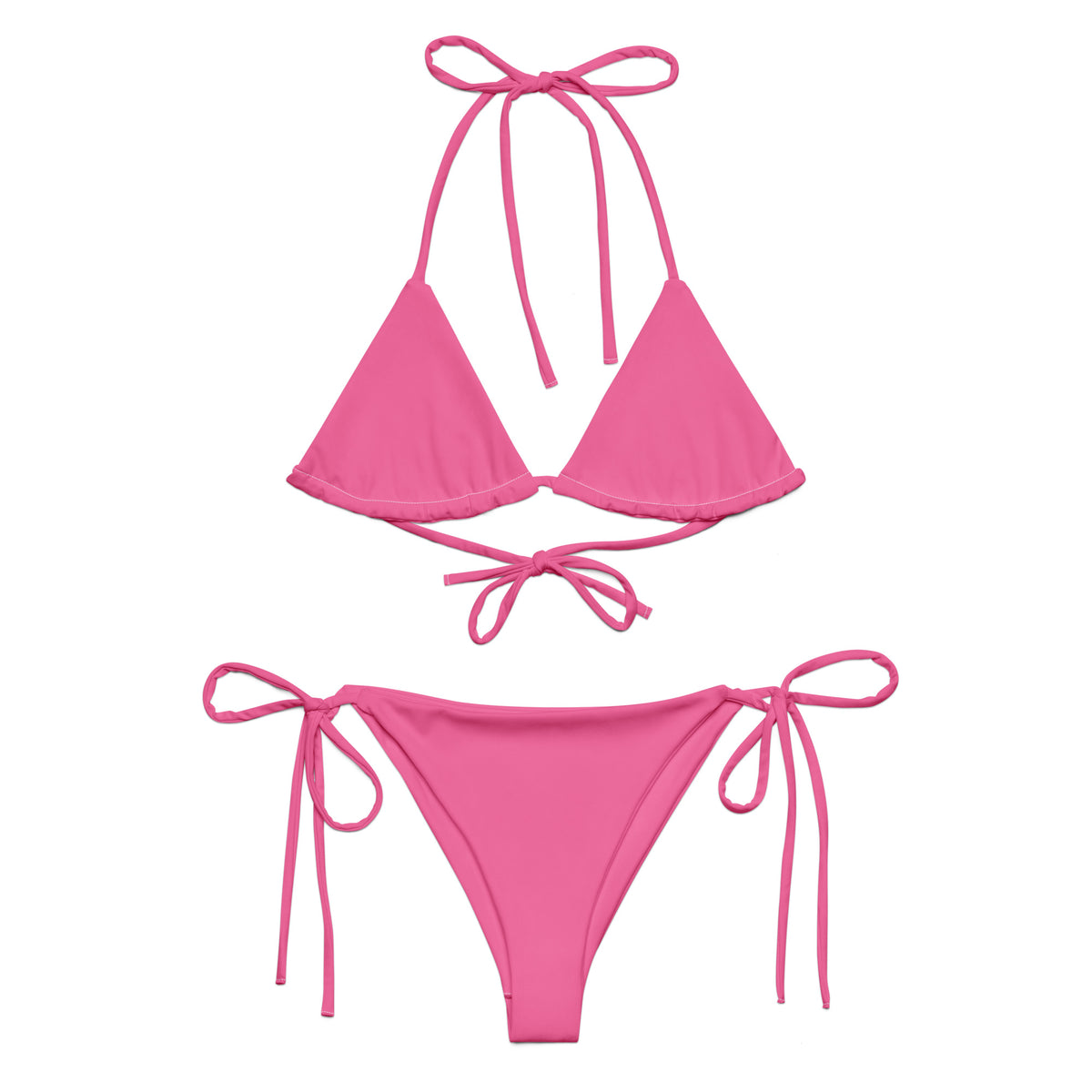 STRING BIKINI SET ECO - ROSE PINK