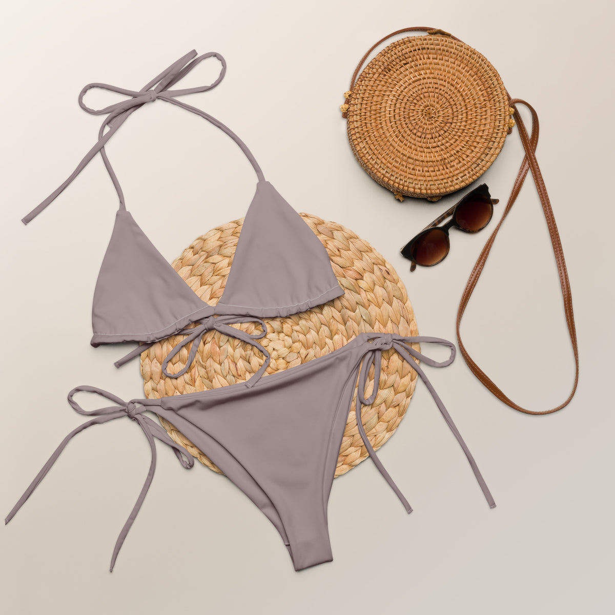 STRING BIKINI SET ECO - COCO MOCHA