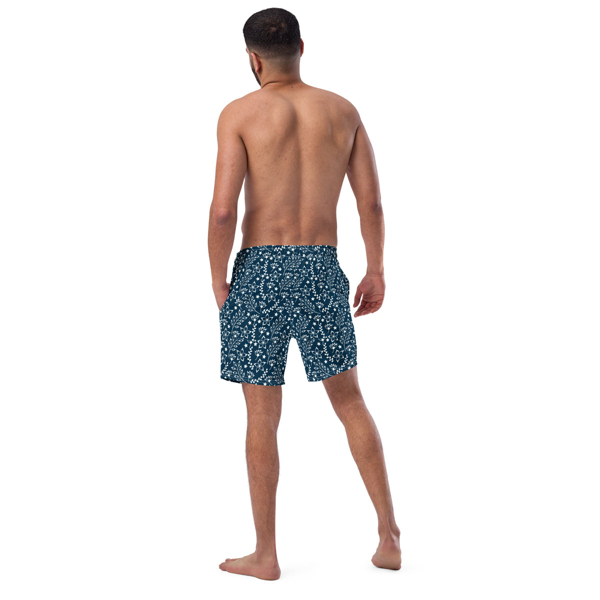 ECO MEN'S SWIM SHORTS | GARDEN PARTY DARK NAVY