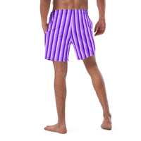 ECO MEN'S SWIM SHORTS - PURPLE STRIPES