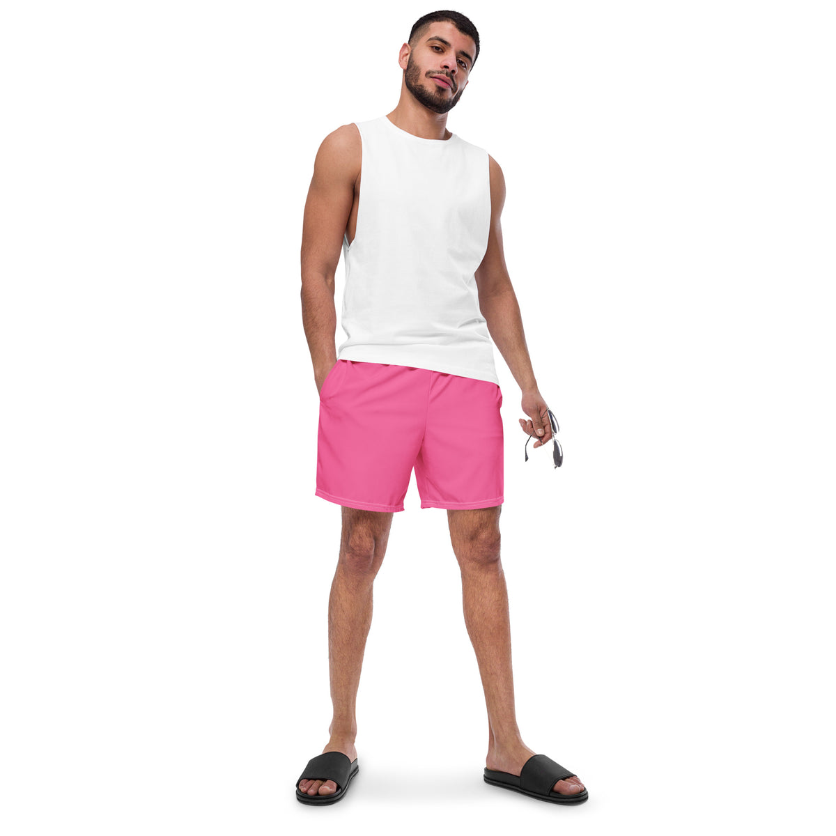 ECO MEN'S SWIM SHORTS - ROSE PINK