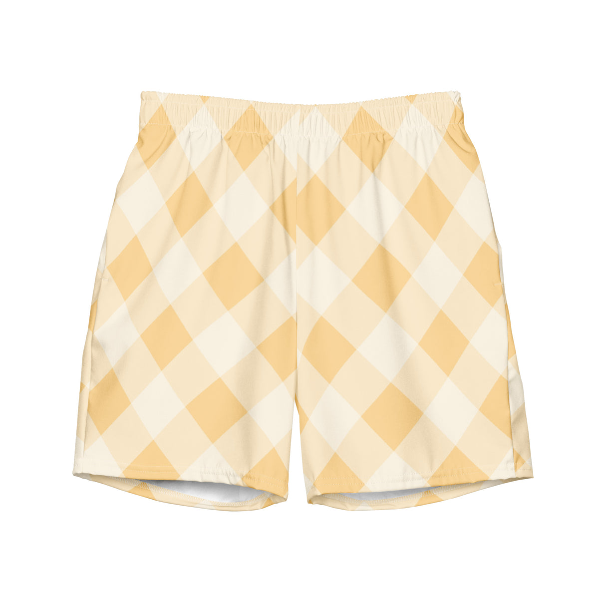 ECO MEN'S SWIM SHORTS | SUNRISE GINGHAM