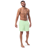 ECO MEN'S SWIM SHORTS | GARDEN PARTY SKY BLUE FLORALS