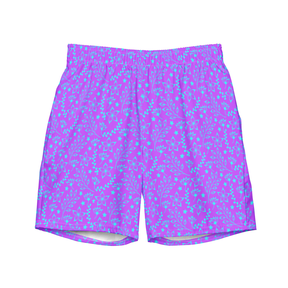 ECO MEN'S SWIM SHORTS | GARDEN PARTY PURPLE