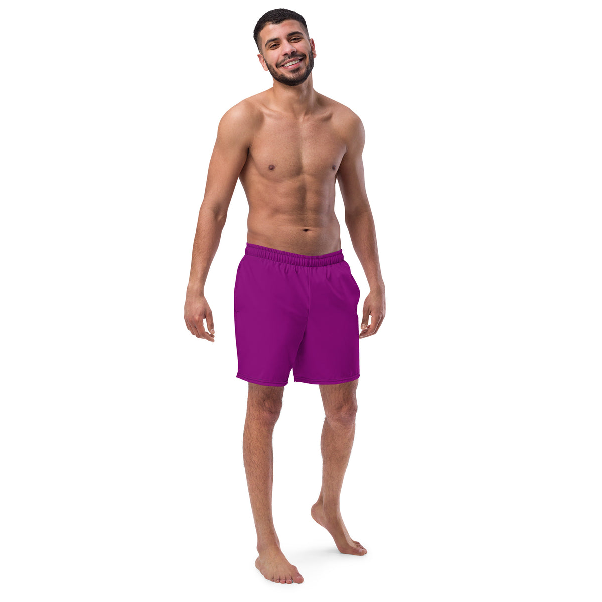 ECO MEN'S SWIM SHORTS - BERRY PURPLE