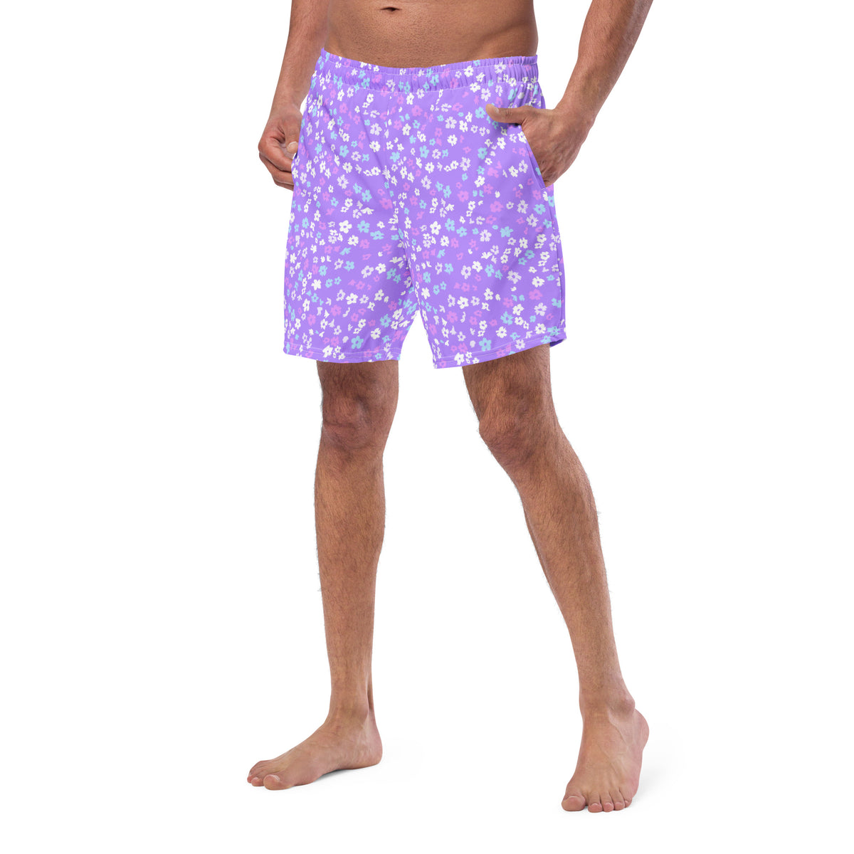 ECO MEN'S SWIM SHORTS  - PURPLE COLADA ECO