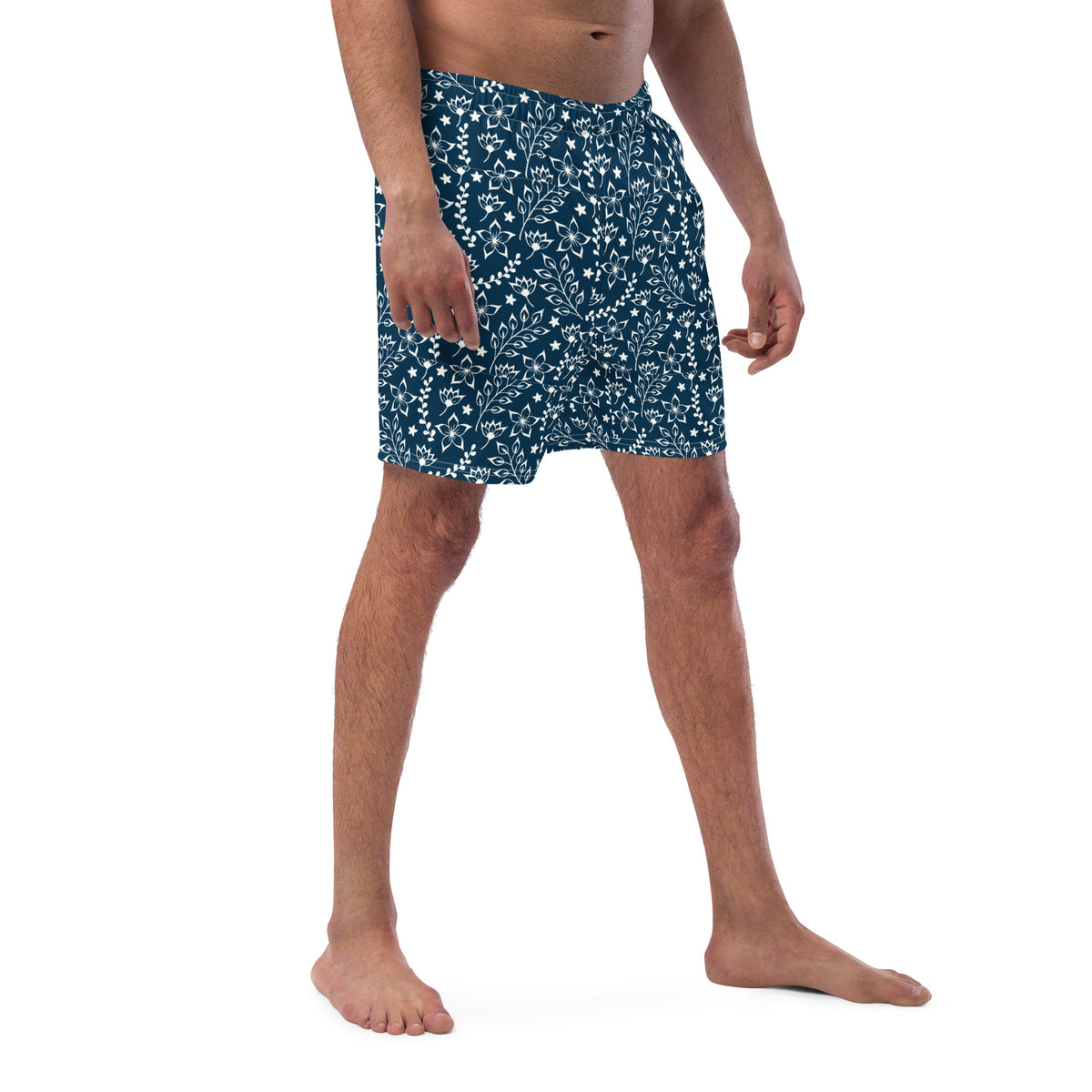 ECO MEN'S SWIM SHORTS | GARDEN PARTY DARK NAVY