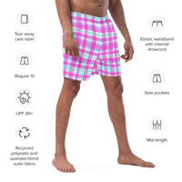 ECO MEN'S SWIM SHORTS - RETROCHECKI