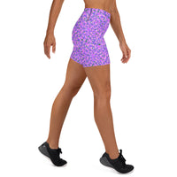 ECO BIKE SHORTS - DITSY PURPLES