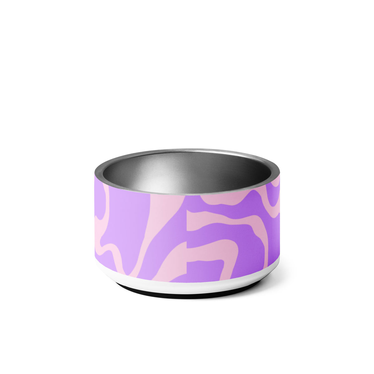 PET BOWL - PURPLE SWIRLS