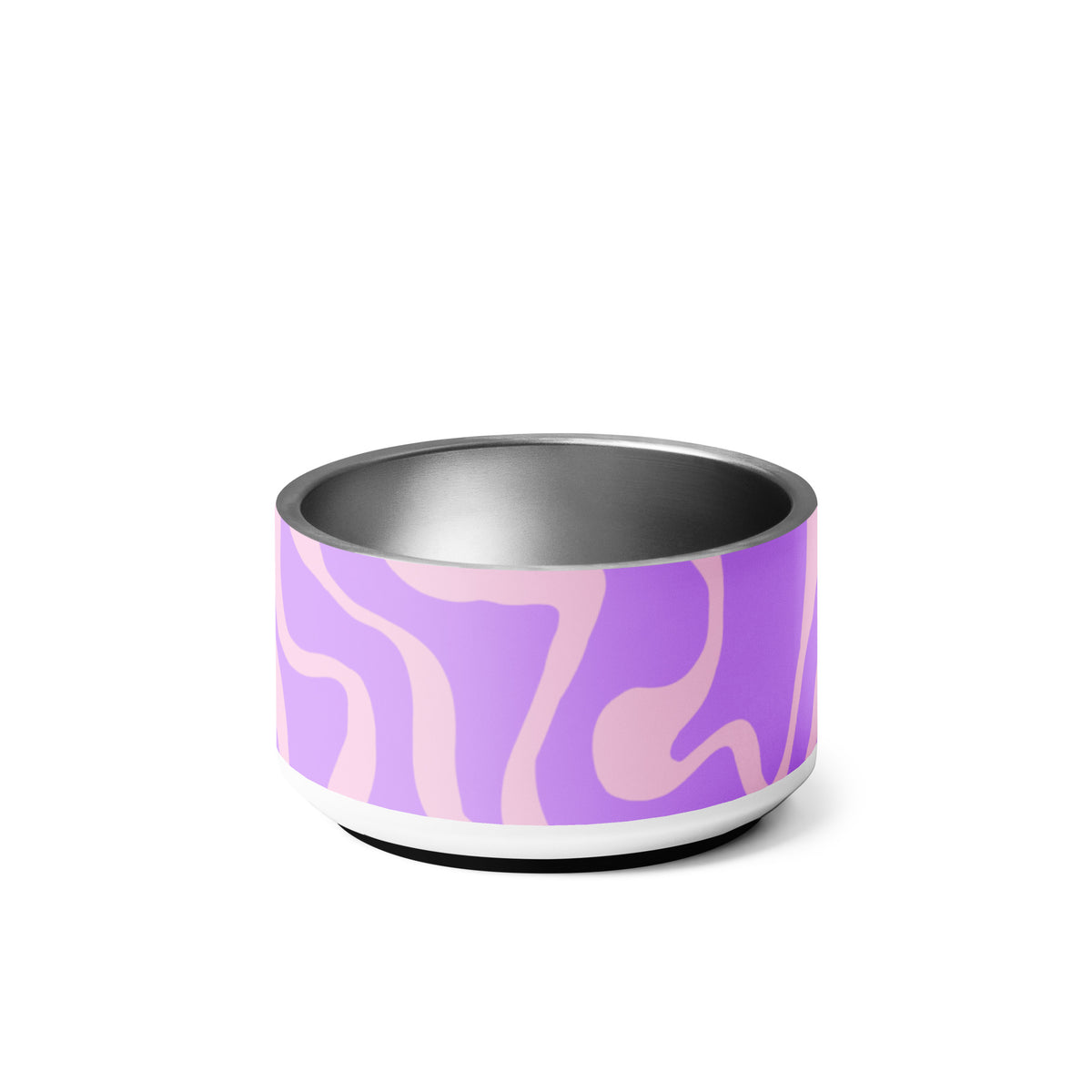 PET BOWL - PURPLE SWIRLS