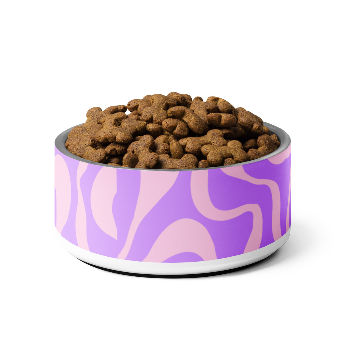 PET BOWL - PURPLE SWIRLS