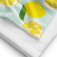 BEACH TOWEL - LEMONS