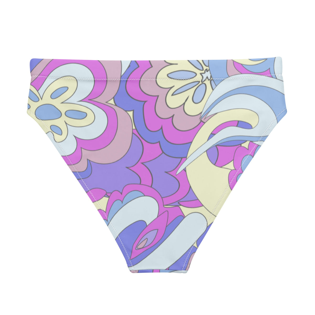 MIAMI ECO HIGH WAISTED BIKINI BOTTOM | LIMA DELICA - PINKCOLADA