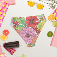 MIAMI ECO HIGH WAISTED BIKINI BOTTOM | RITA BLOOMS - PINKCOLADA