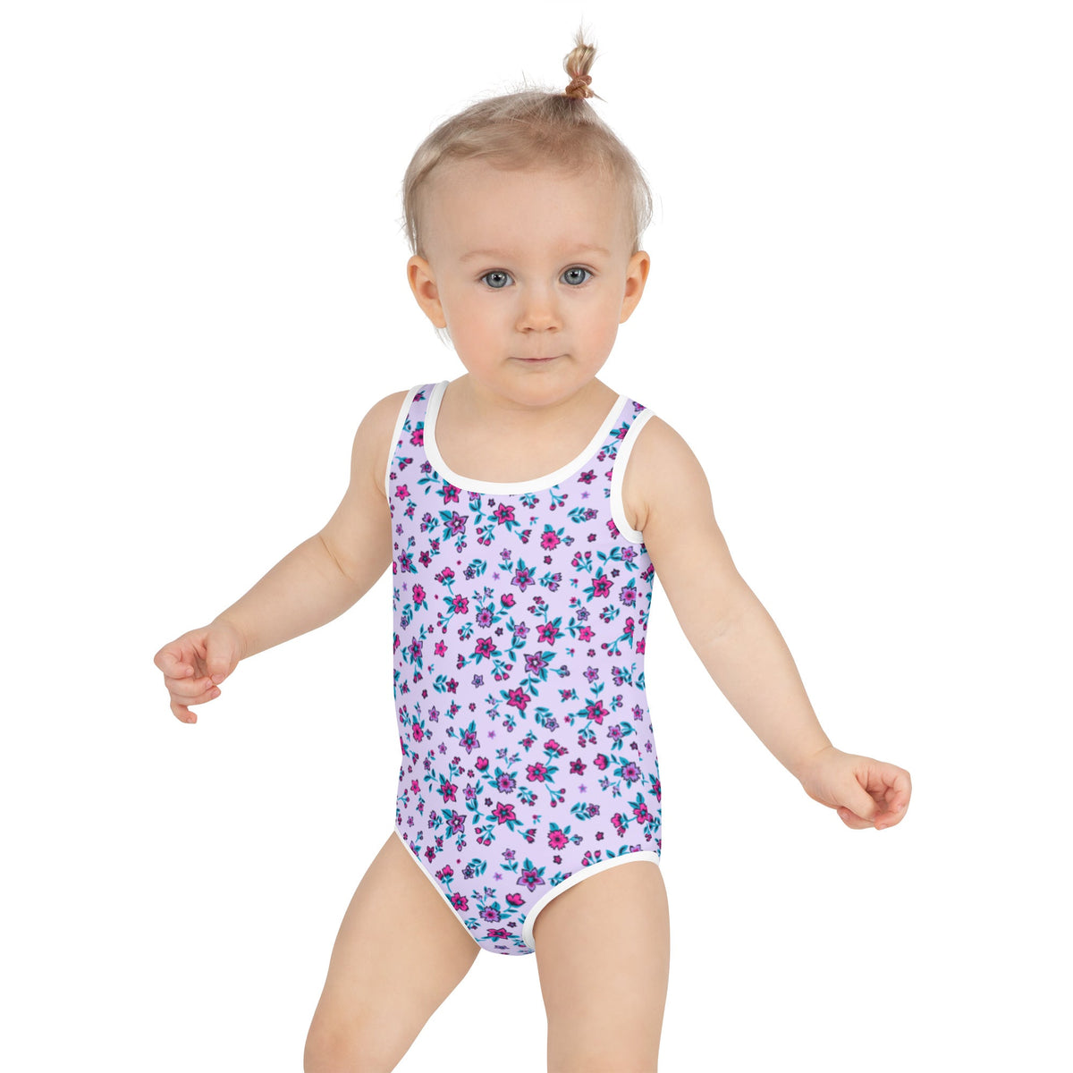 SOFIA KIDS SWIMSUIT | LILAC GARDEN - PINKCOLADA