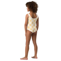 SOFIA KIDS SWIMSUIT | SUNRISE GINGHAM - PINKCOLADA