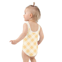 SOFIA KIDS SWIMSUIT | SUNRISE GINGHAM - PINKCOLADA