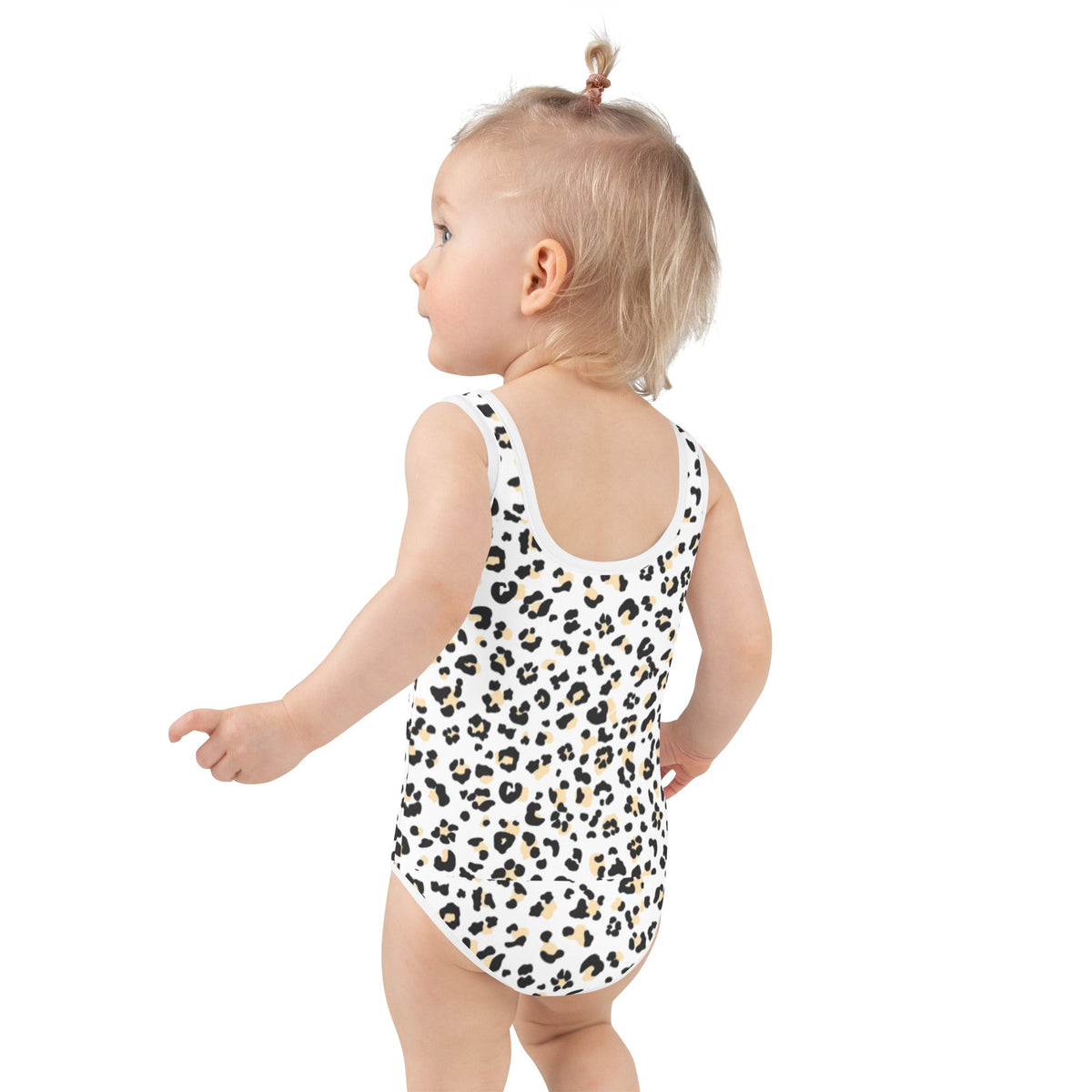 SOFIA KIDS SWIMSUIT | WHITE LEOPARD - PINKCOLADA