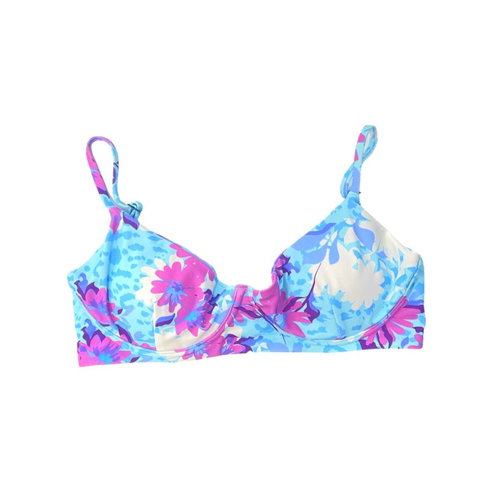 TROPEZ BIKINI TOP- KANEO BLUE - PINKCOLADA